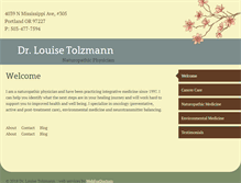Tablet Screenshot of doclouise.com